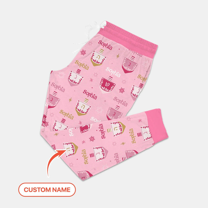 Hanukkah Dreidels Women Pajama Set - Zumbamboo
