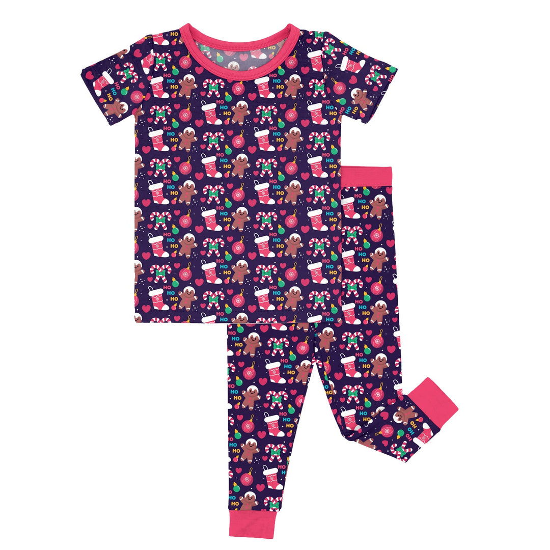 Hohoho Pattern Women Pajama Set