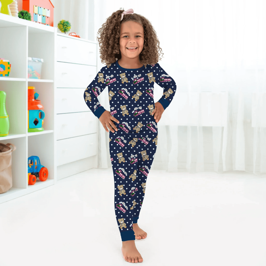 Huntrix Choo Choo Two Piece Long Sleeve Pajama Set - Zumbamboo