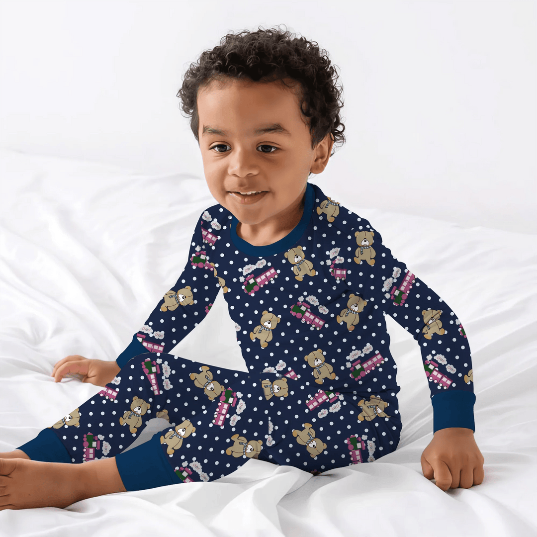 Huntrix Choo Choo Two Piece Long Sleeve Pajama Set - Zumbamboo
