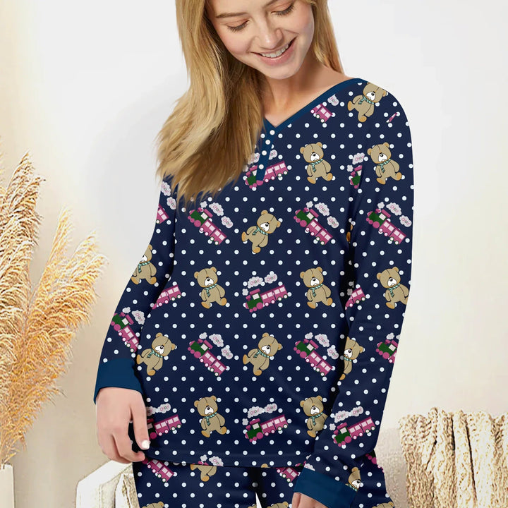 Huntrix Choo Choo Women Pajama Set - Zumbamboo