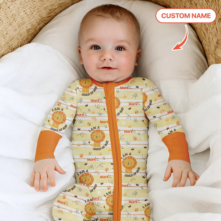 I Am A Child Of God Custom Name Boy Convertible Zippy - Zumbamboo