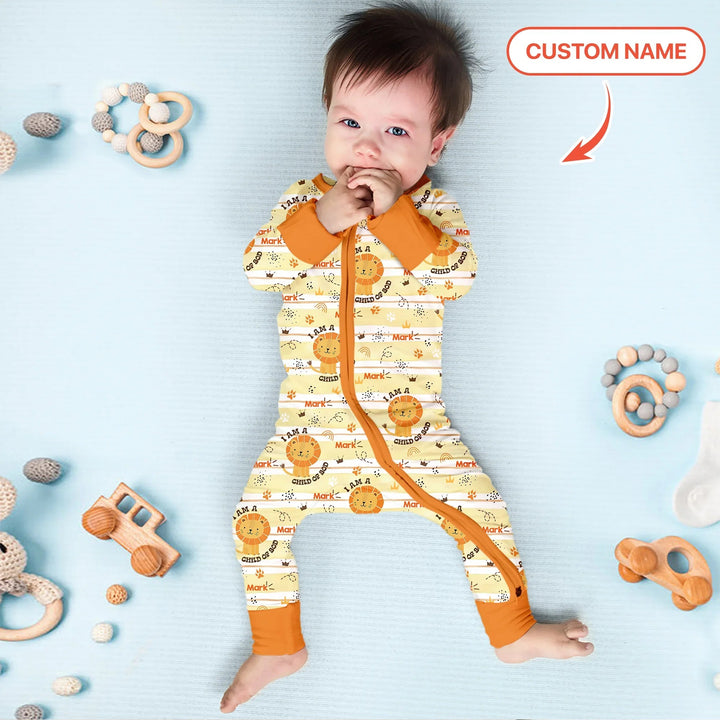 I Am A Child Of God Custom Name Boy Convertible Zippy - Zumbamboo