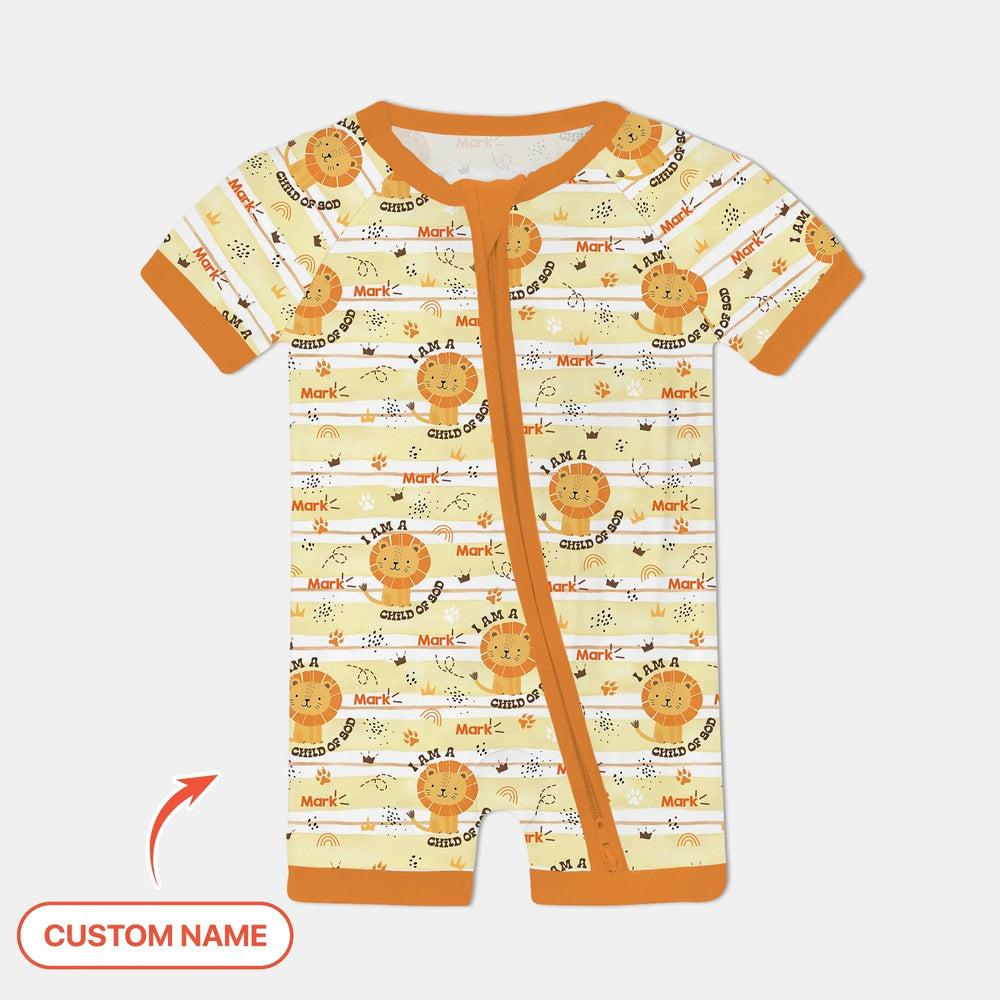 I Am A Child Of God Custom Name Boy Shorty Zippy - Zumbamboo