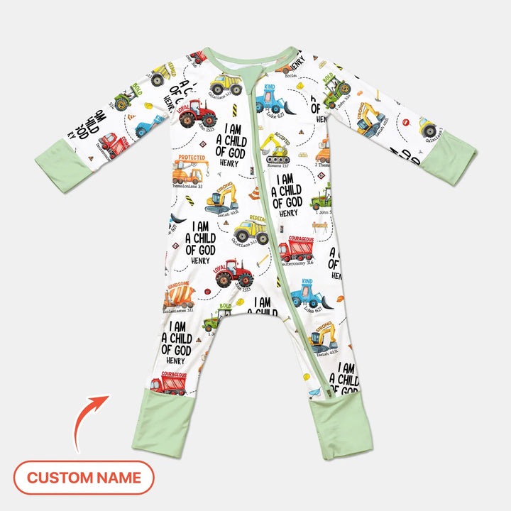 I Am A Child Of God Custom Name Convertible Zippy - Zumbamboo