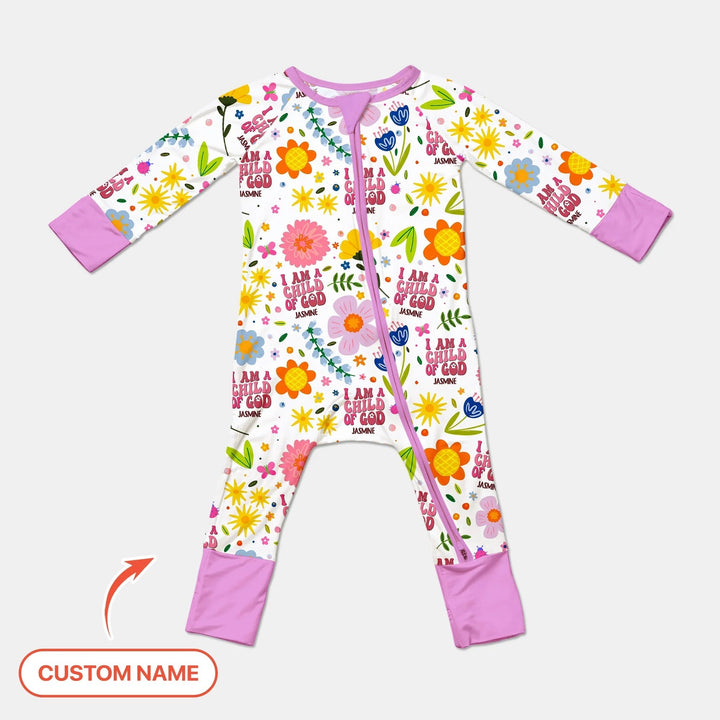 I Am A Child Of God Custom Name Girl Convertible Zippy - Zumbamboo