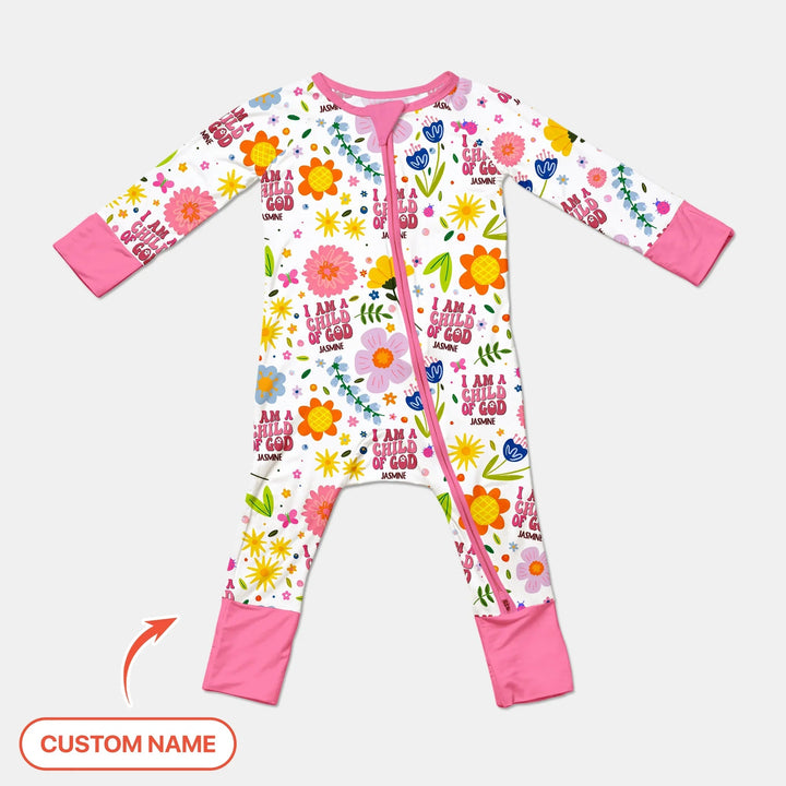 I Am A Child Of God Custom Name Girl Convertible Zippy - Zumbamboo
