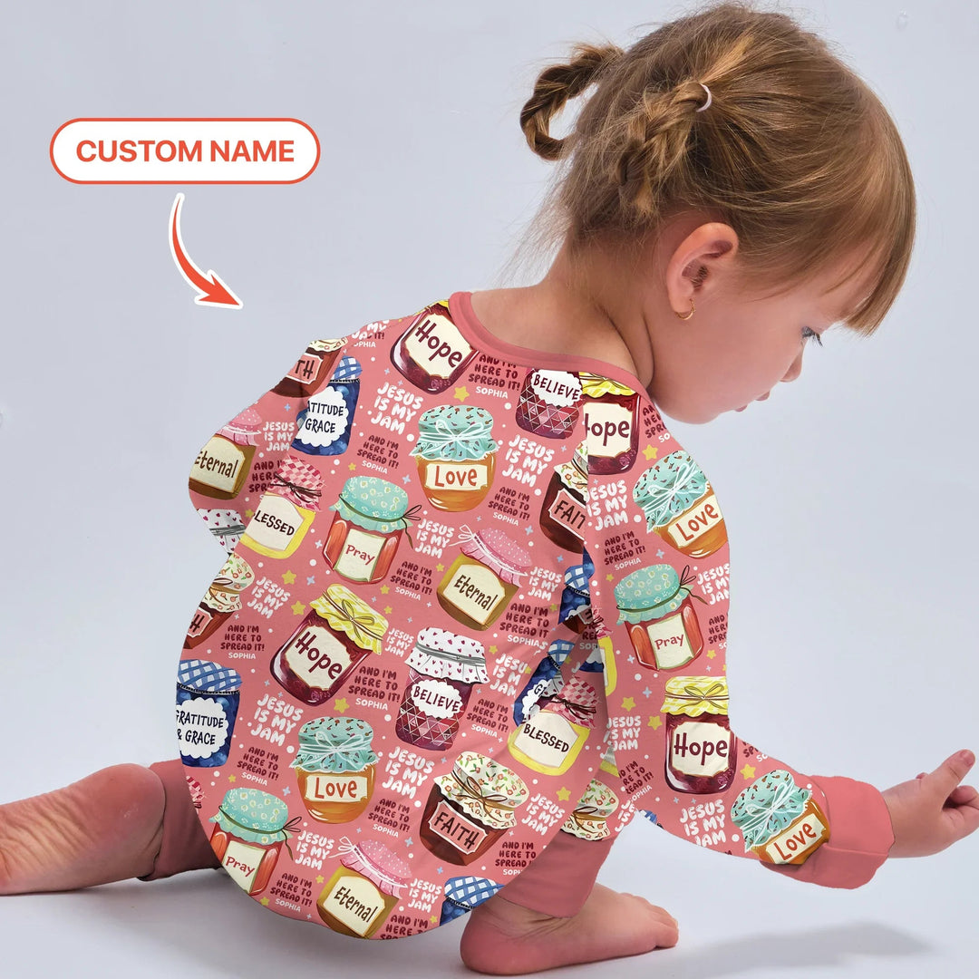 Jesus Is My Jam Custom Name Convertible Zippy - Zumbamboo