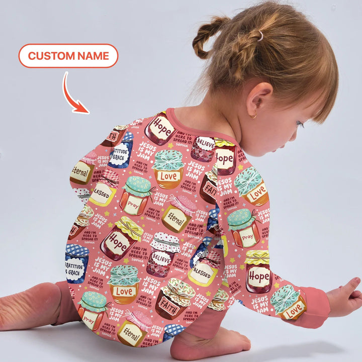 Jesus Is My Jam Custom Name Convertible Zippy - Zumbamboo