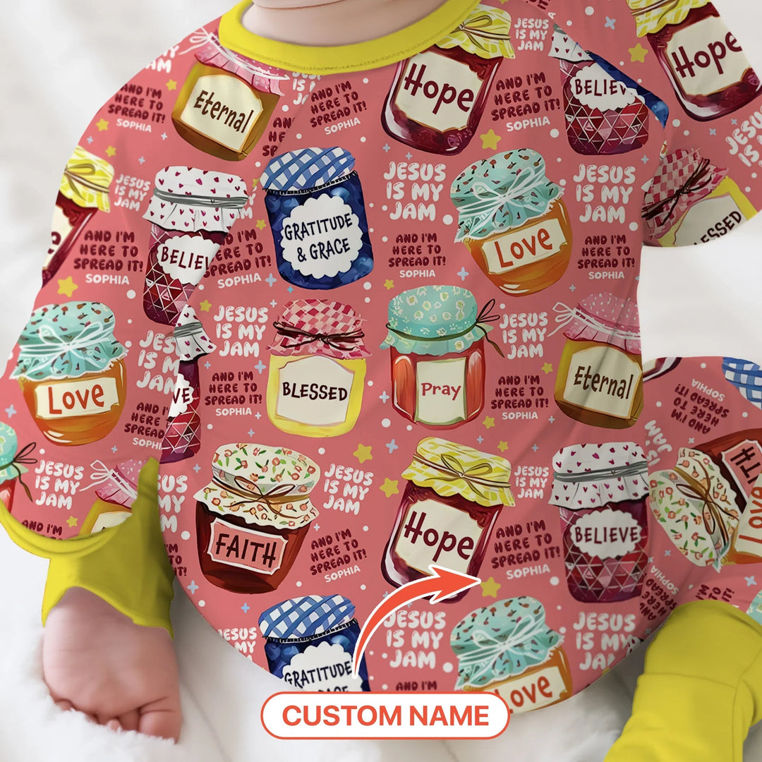 Jesus Is My Jam Custom Name Convertible Zippy - Zumbamboo