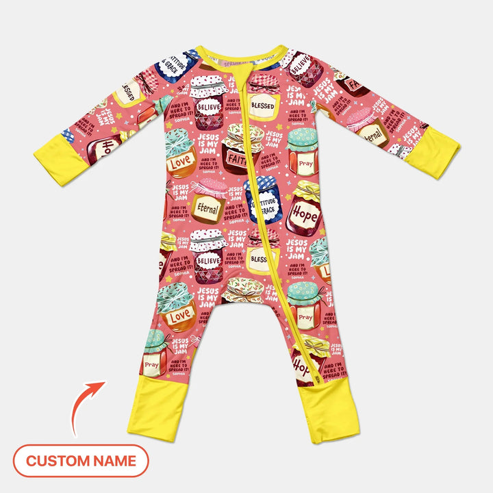 Jesus Is My Jam Custom Name Convertible Zippy - Zumbamboo