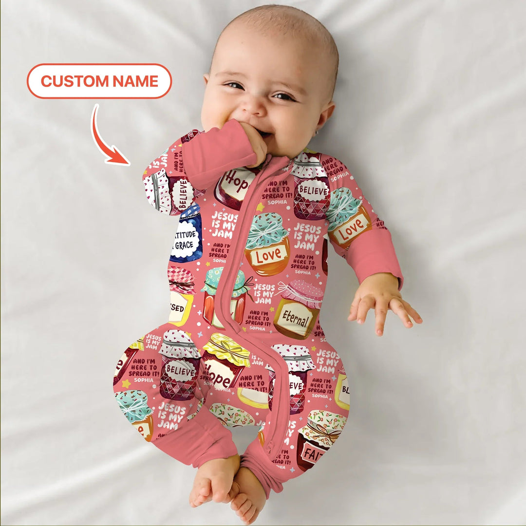 Jesus Is My Jam Custom Name Convertible Zippy - Zumbamboo