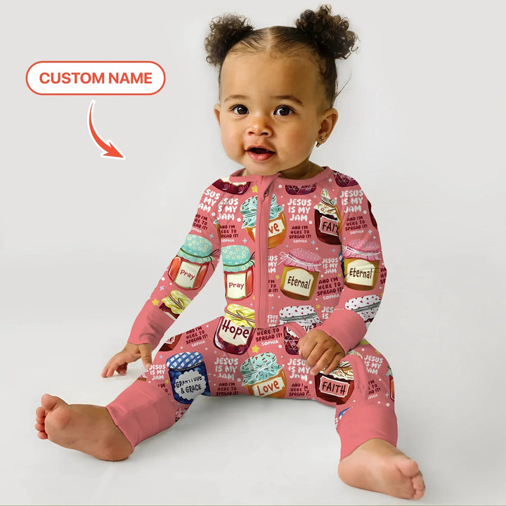 Jesus Is My Jam Custom Name Convertible Zippy - Zumbamboo