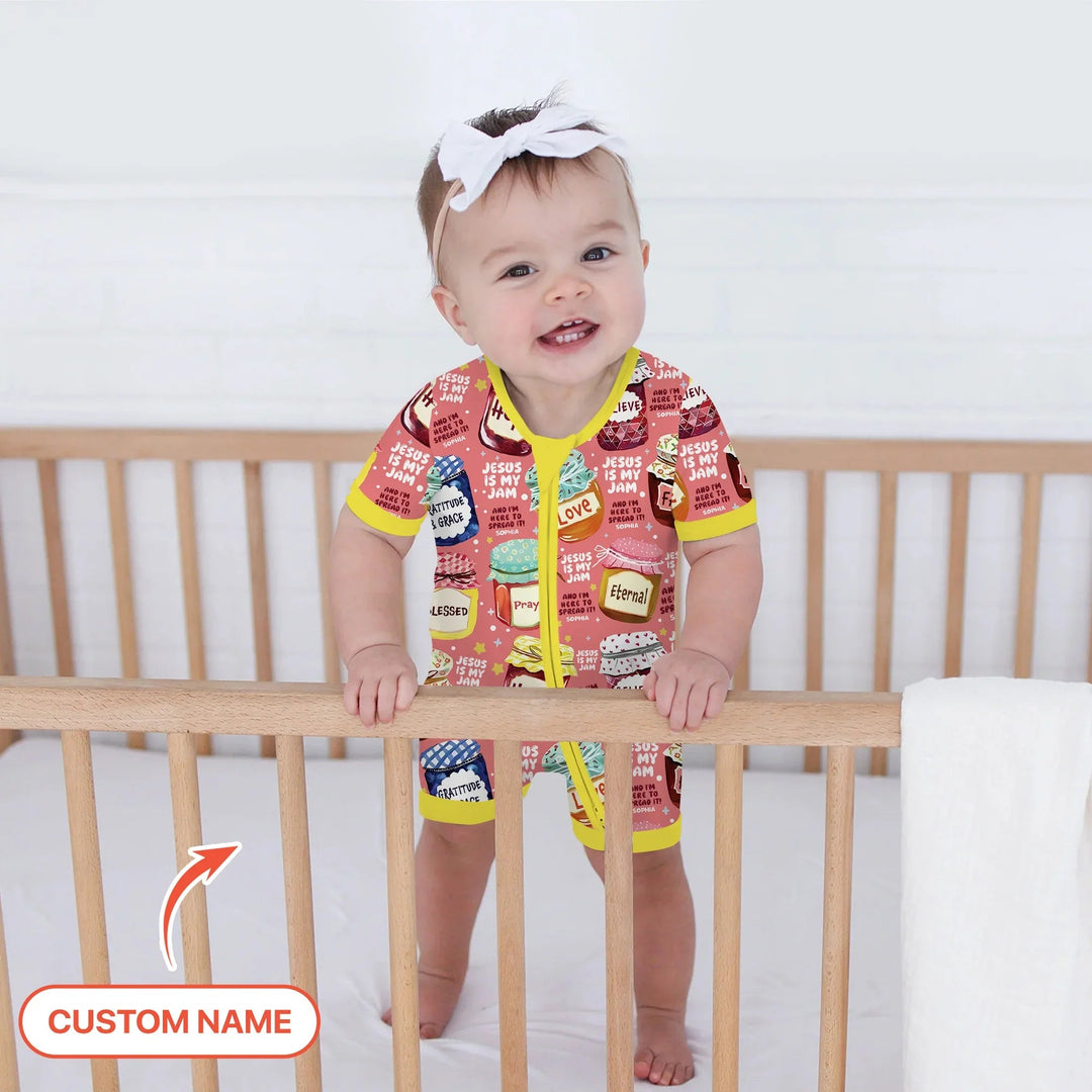 Jesus Is My Jam Custom Name Shorty Zippy - Zumbamboo