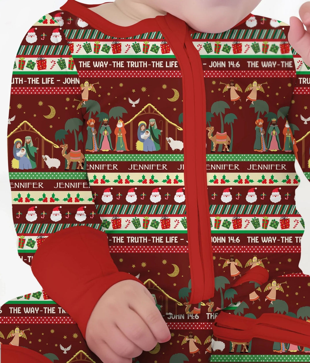 Jesus The Way The Truth The Life Custom Name Convertible Zippy - Zumbamboo