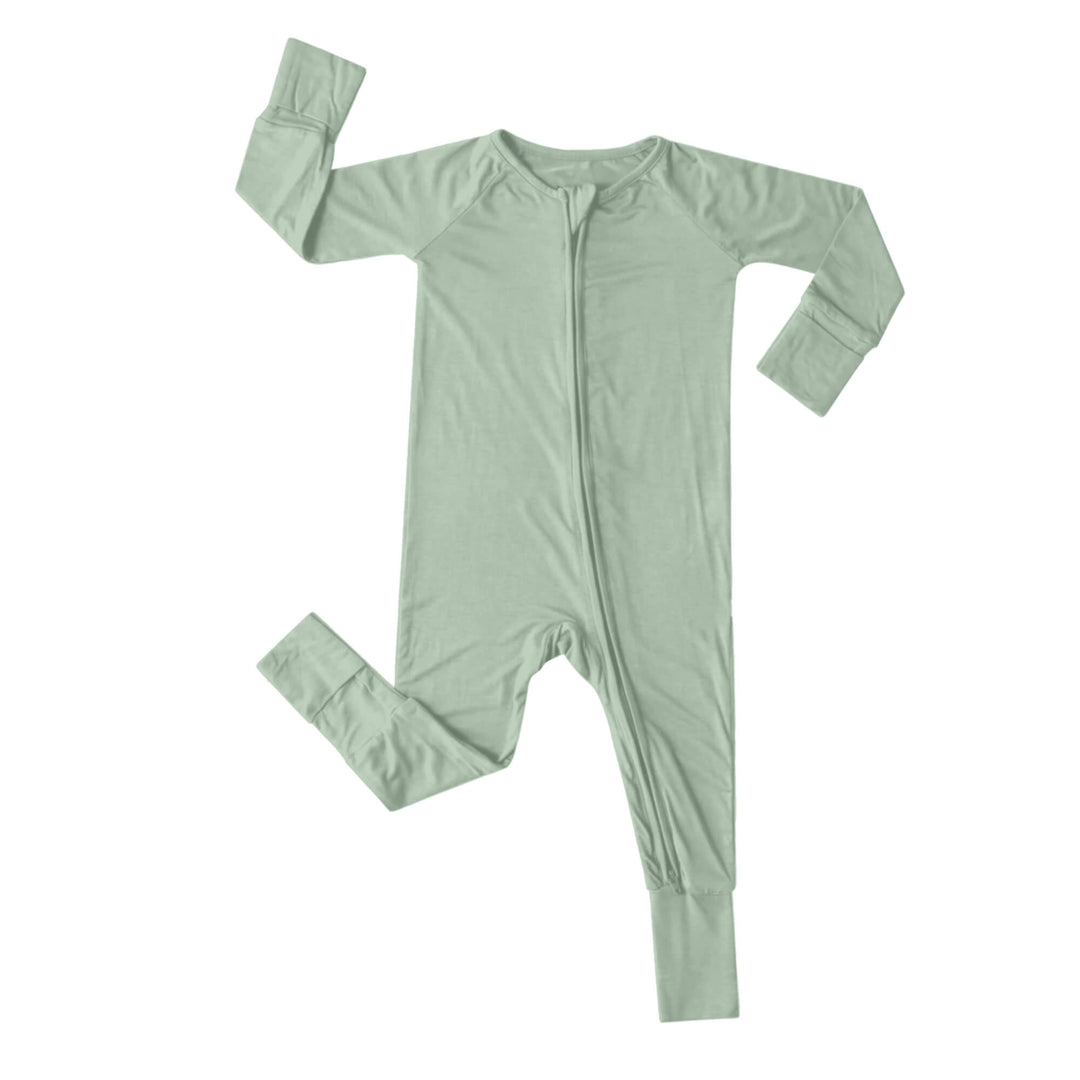 Convertible Zippered Romper in Jet Stream