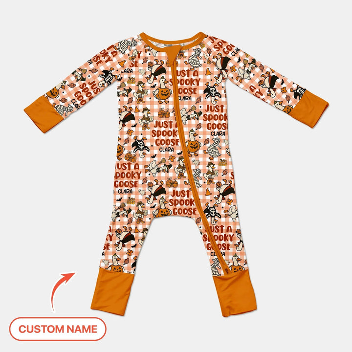 Just A Spooky Goose Custom Name Girl Version Convertible Zippy - Zumbamboo