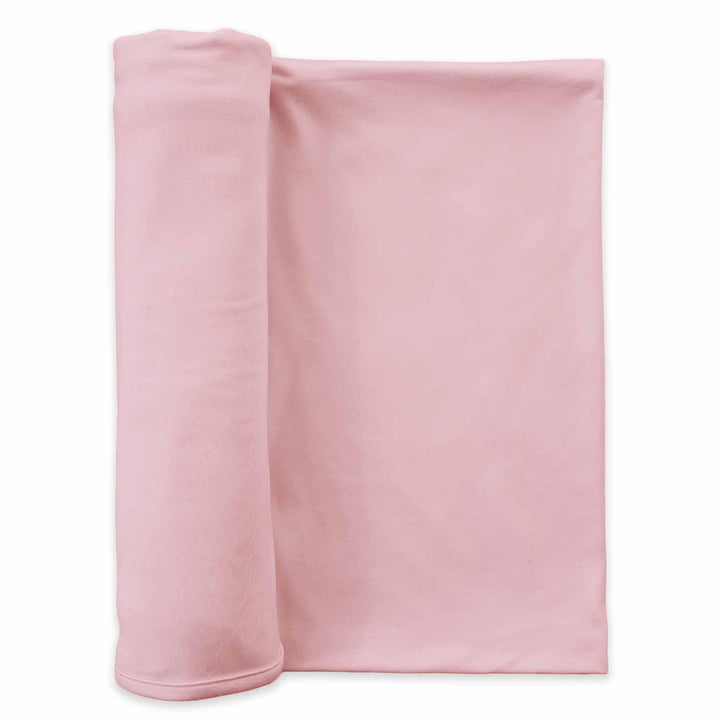 Solid Knit Swaddle Blanket , Solid Knit Swaddle Blanket - Mauve
