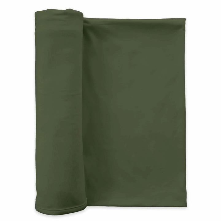 Solid Knit Swaddle Blanket , Solid Knit Swaddle Blanket - Olive