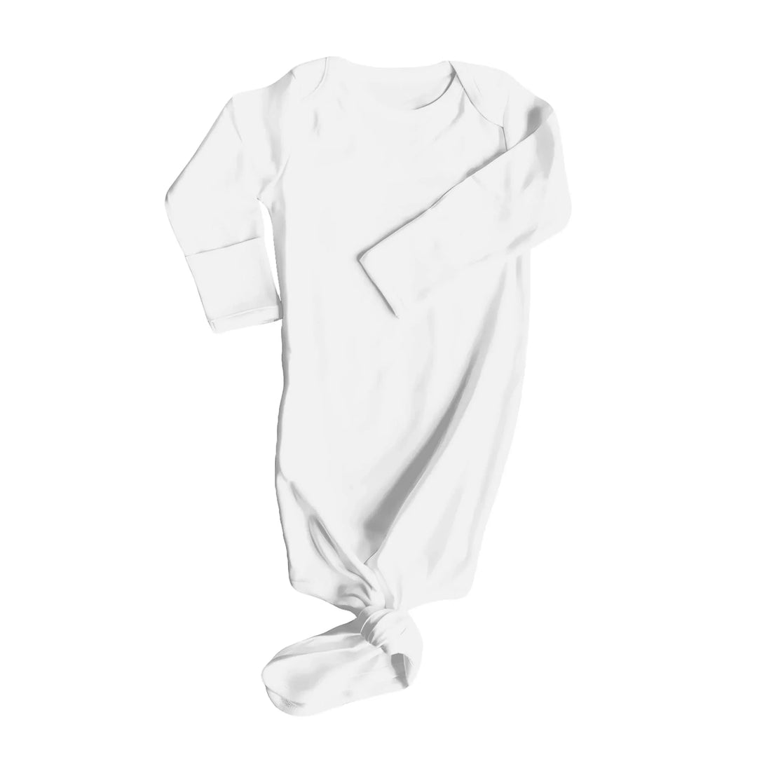 Knot Gown In White - Zumbamboo