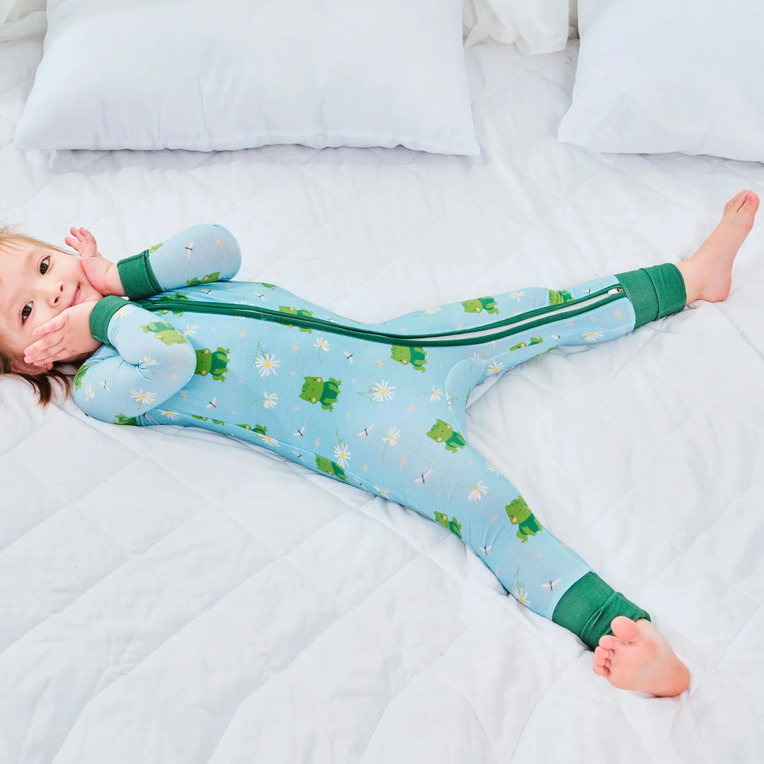 Leaping Love Convertible Zippered Romper - Zumbamboo