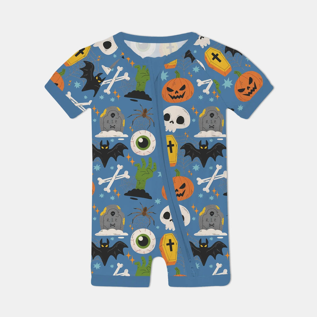 Little Monsters Shorty Zippy For Halloween - Zumbamboo