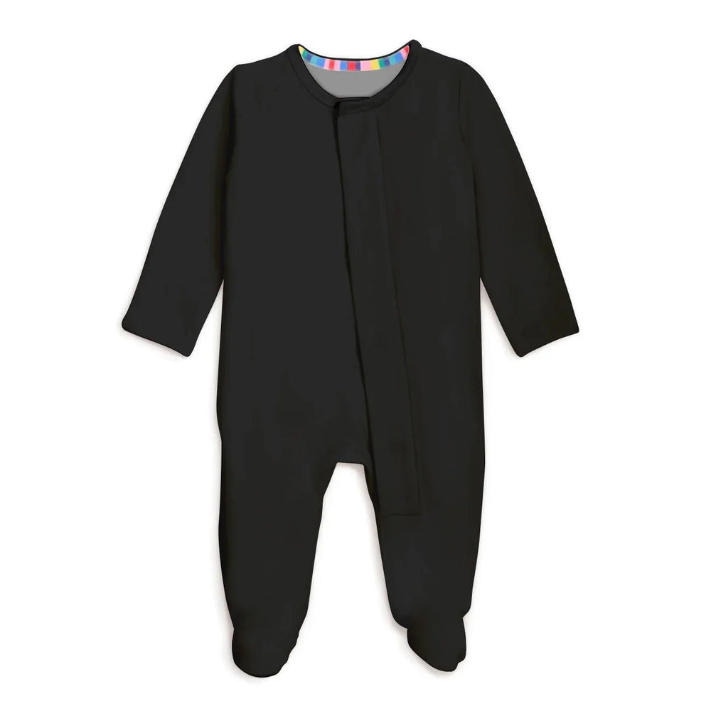 Midnight Magnetic Footie Romper - Zumbamboo