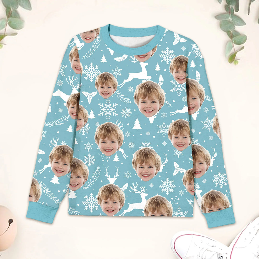 Custom Photo Christmas Men's Pajama Set , Custom Photo Christmas Men's Pajama Set - Only Shirt / XS