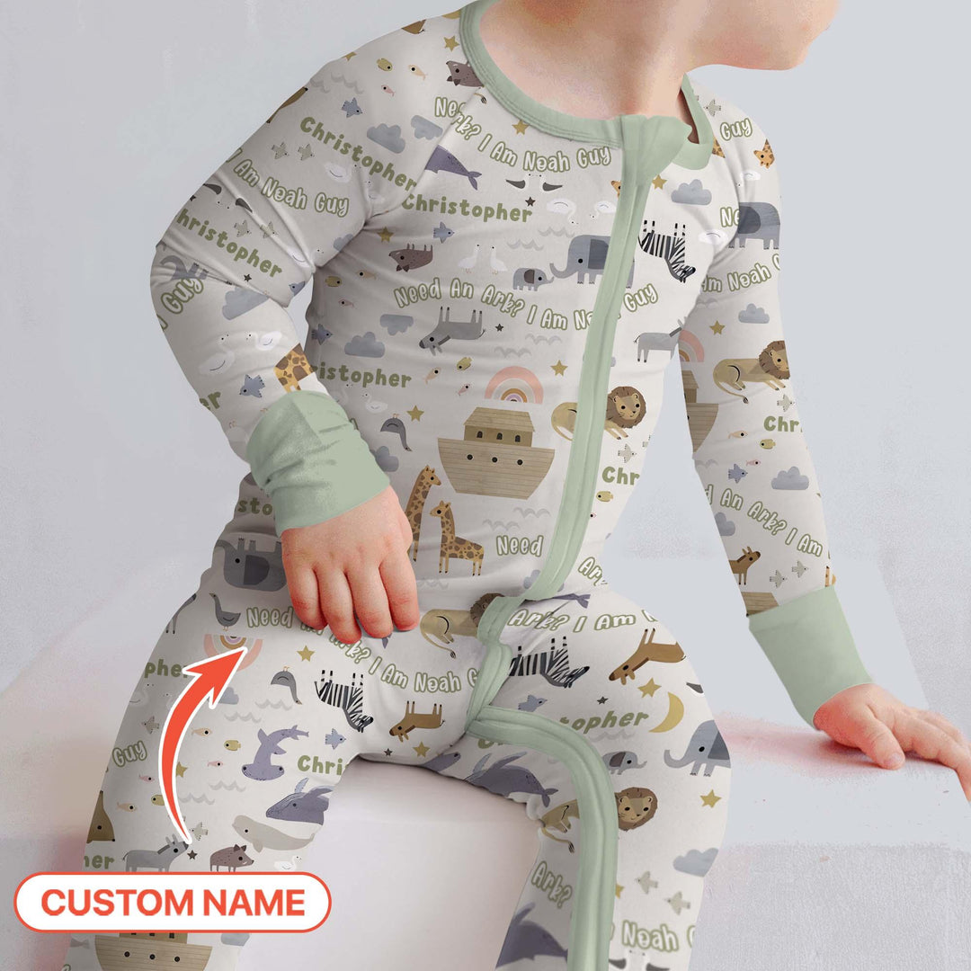 Need An Ark? I Noah Guy Custom Name Convertible Zippy - Zumbamboo