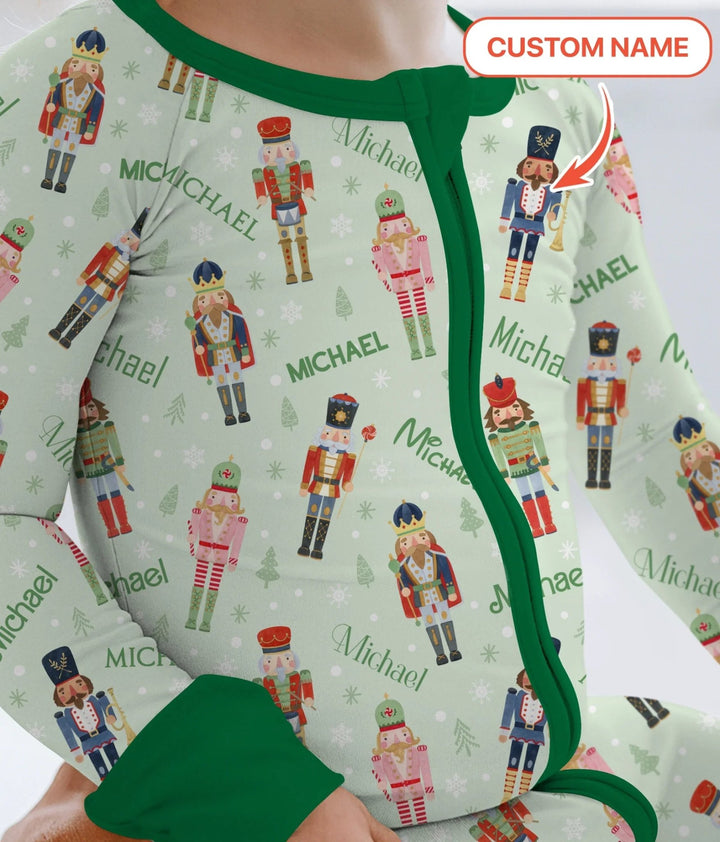 Nutcracker Parade Custom Name Boy Convertible Zippy - Zumbamboo