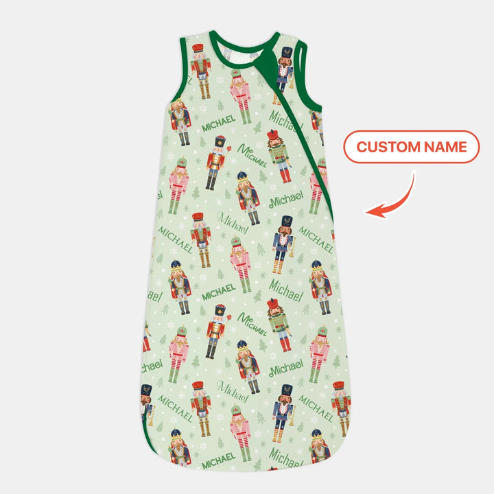 Nutcracker Parade Custom Name Boy Sleep Bag - Zumbamboo