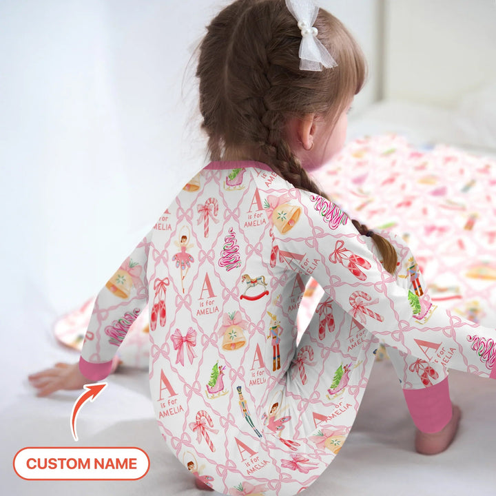 Nutcracker Sweet Dreams Custom Name Convertible Zippy - Zumbamboo