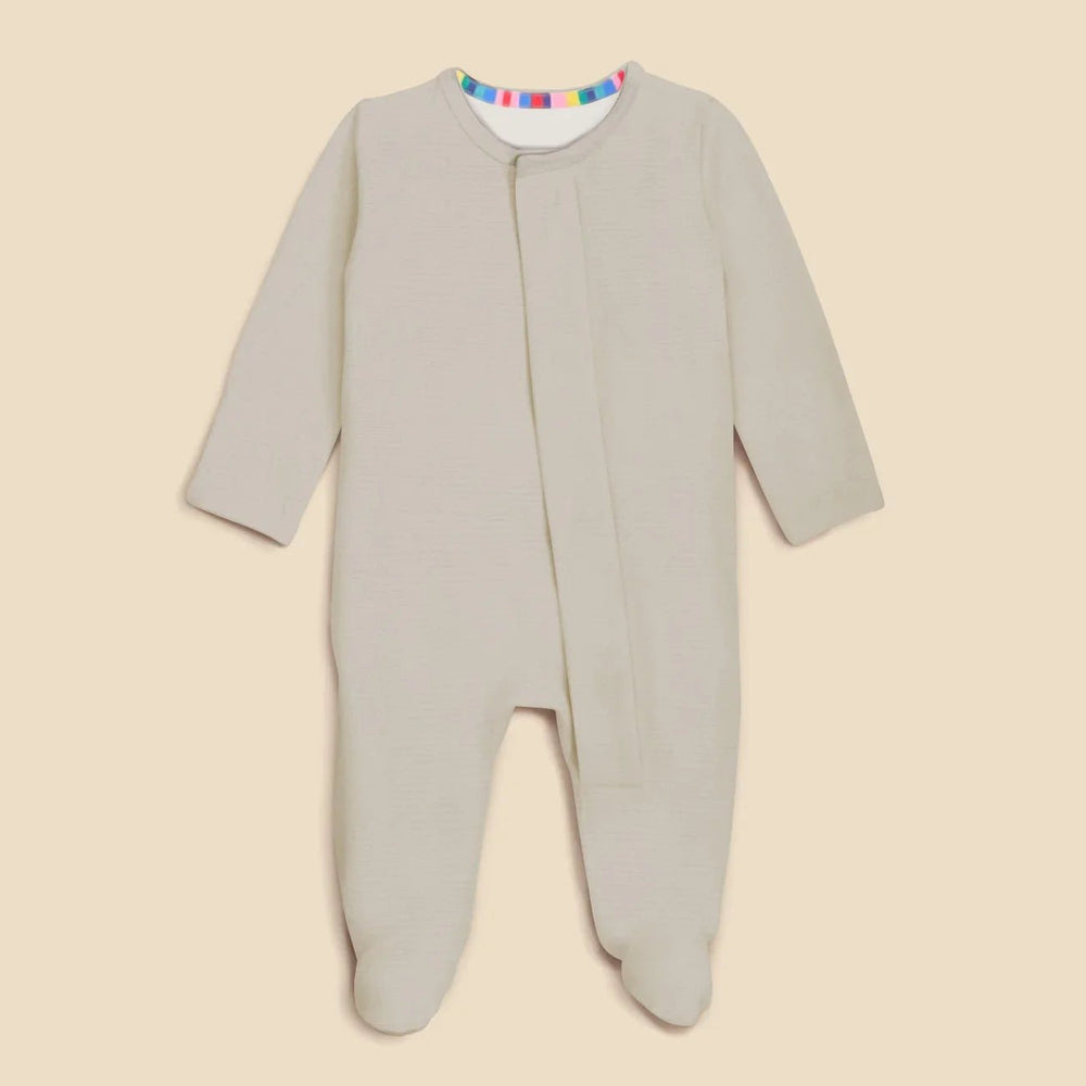 Oat Magnetic Footie Romper - Zumbamboo