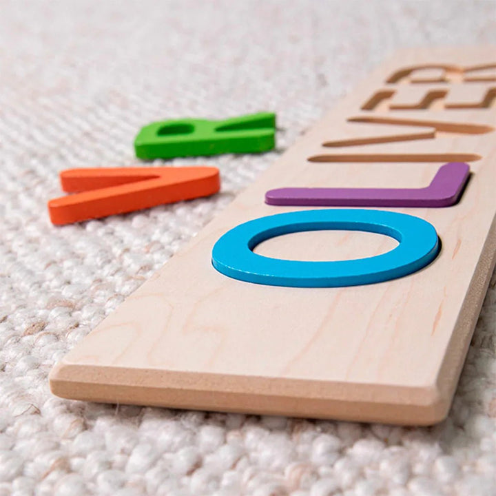 Personalized Colorful Name Puzzle For Kids - Zumbamboo
