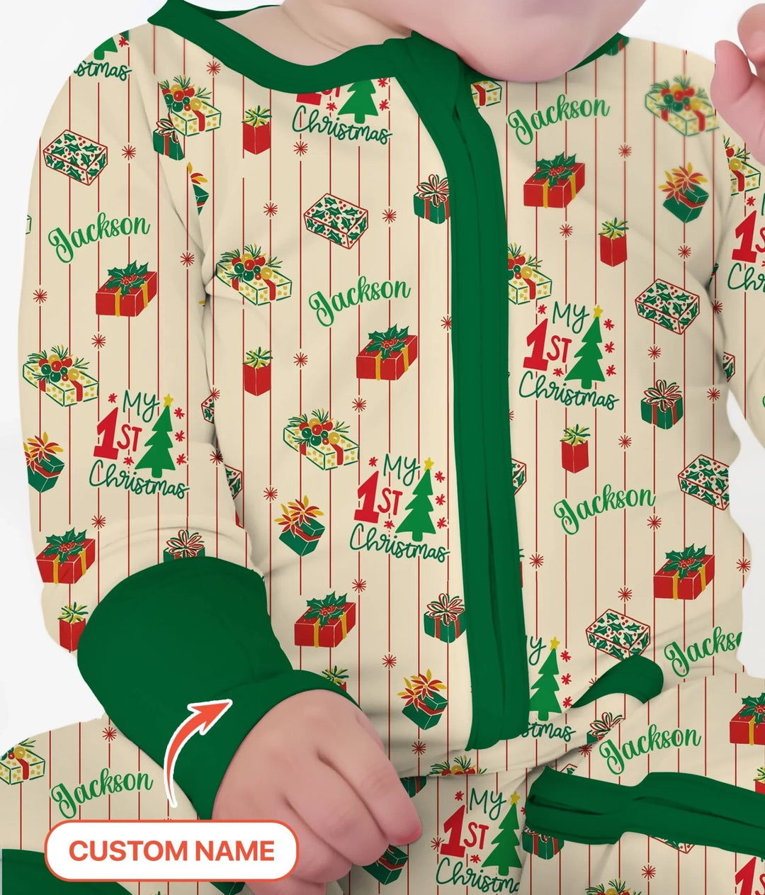 Personalized Our First Christmas Convertible Zippy - Zumbamboo