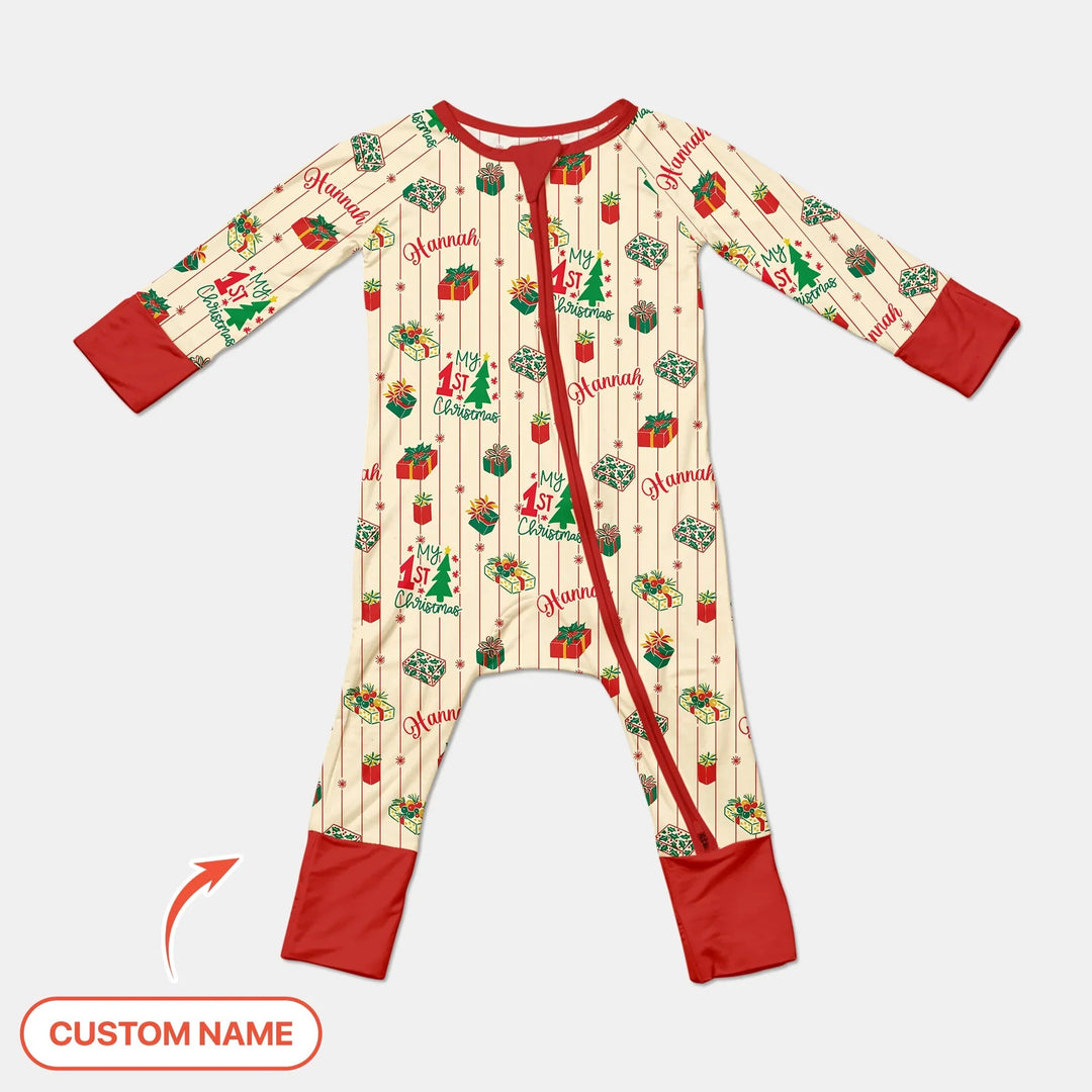 Personalized Our First Christmas Convertible Zippy - Zumbamboo