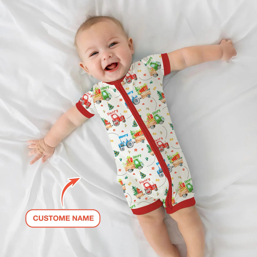 Personalized Santa's Little Builders Custom Name Shorty Zippy - Zumbamboo