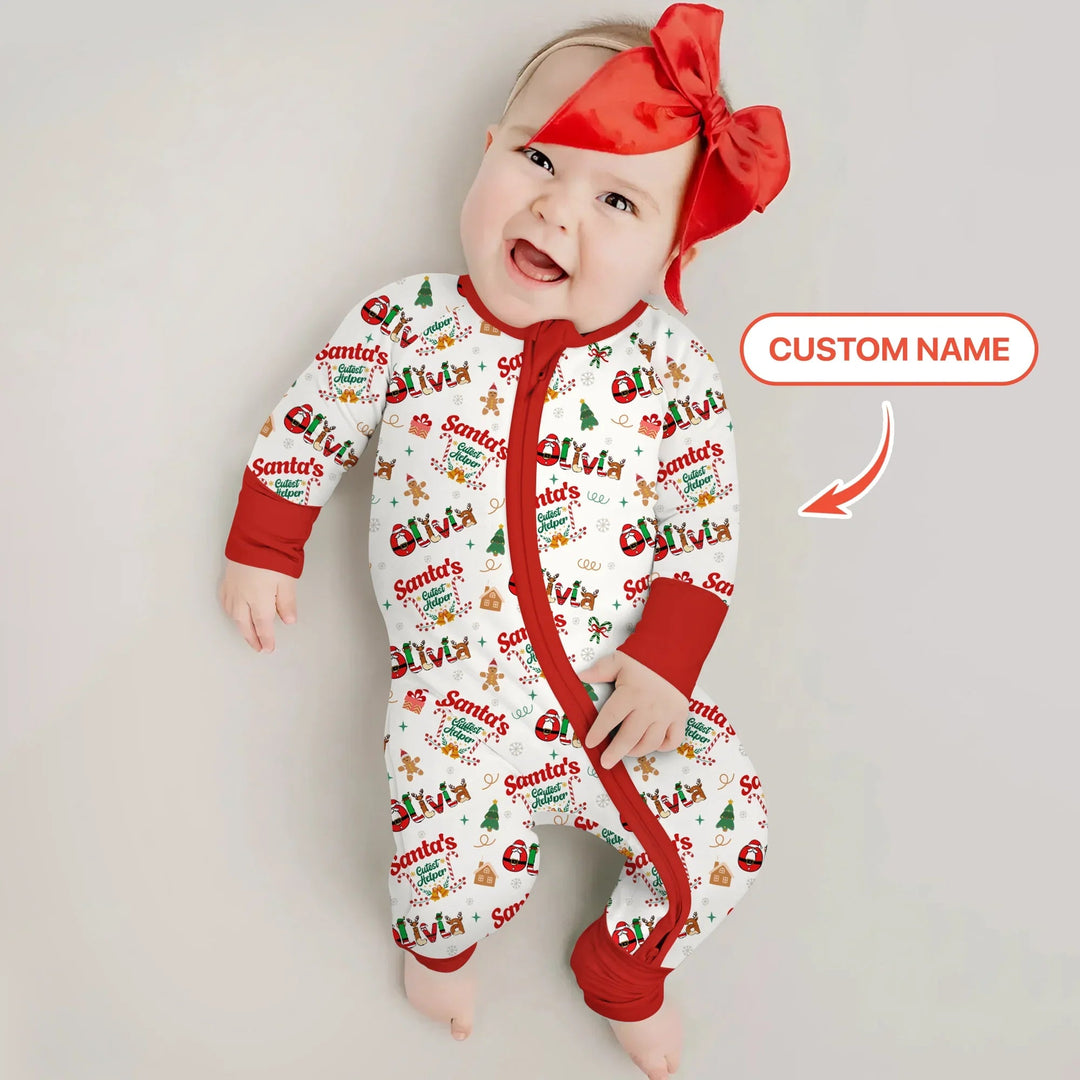 Personalized Santa's Little Helper Convertible Zippy - Zumbamboo