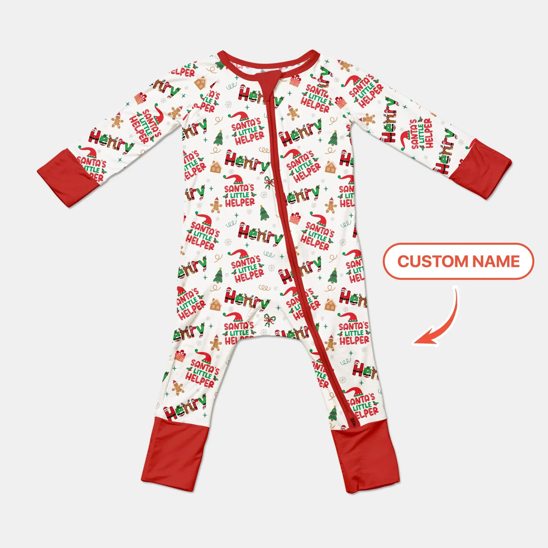Personalized Santa's Little Helper Convertible Zippy - Zumbamboo
