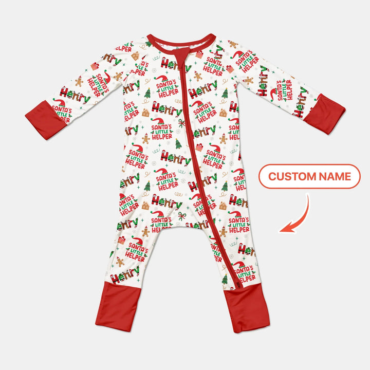 Personalized Santa's Little Helper Convertible Zippy - Zumbamboo