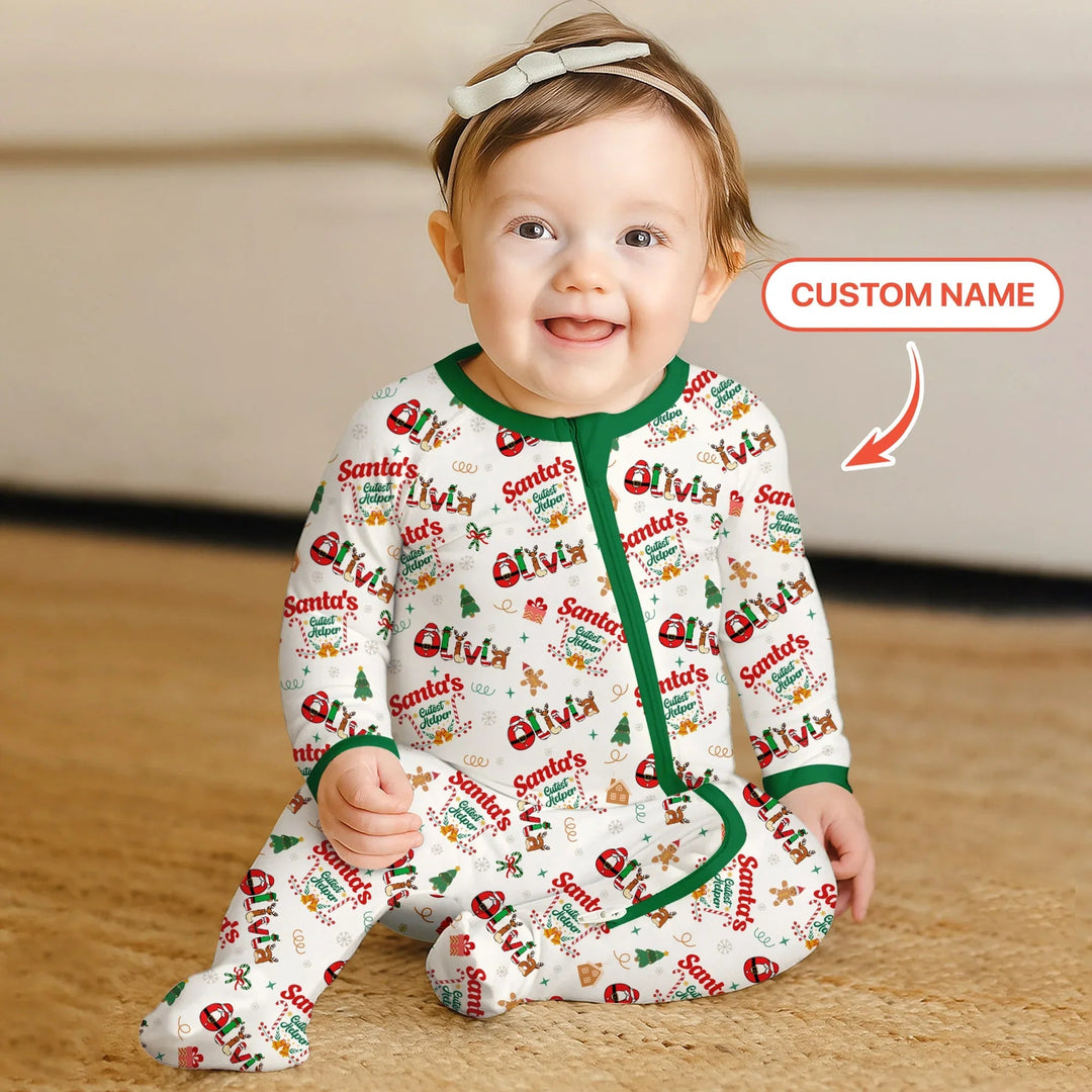 Personalized Santa's Little Helper Convertible Zippy - Zumbamboo