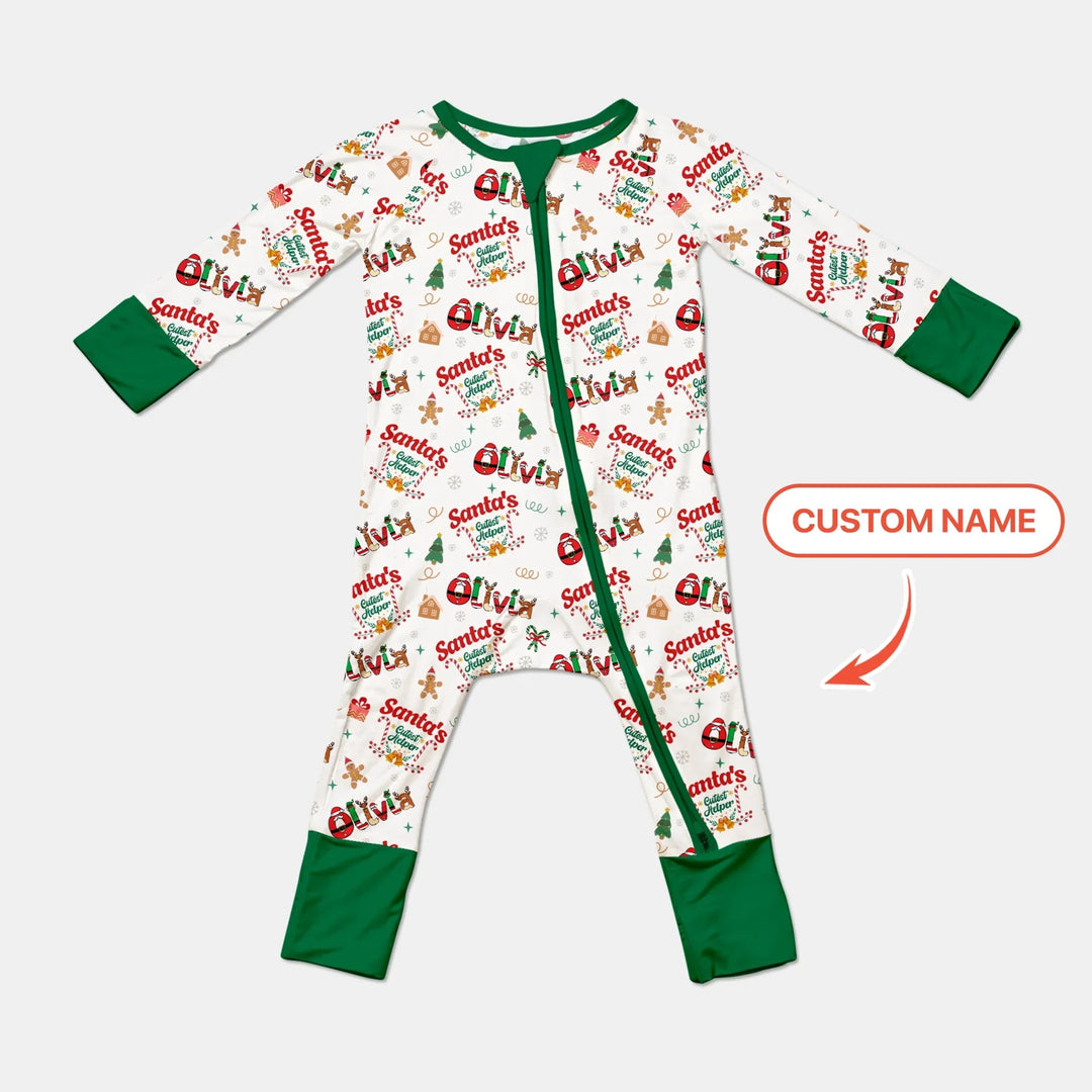 Personalized Santa's Little Helper Convertible Zippy - Zumbamboo