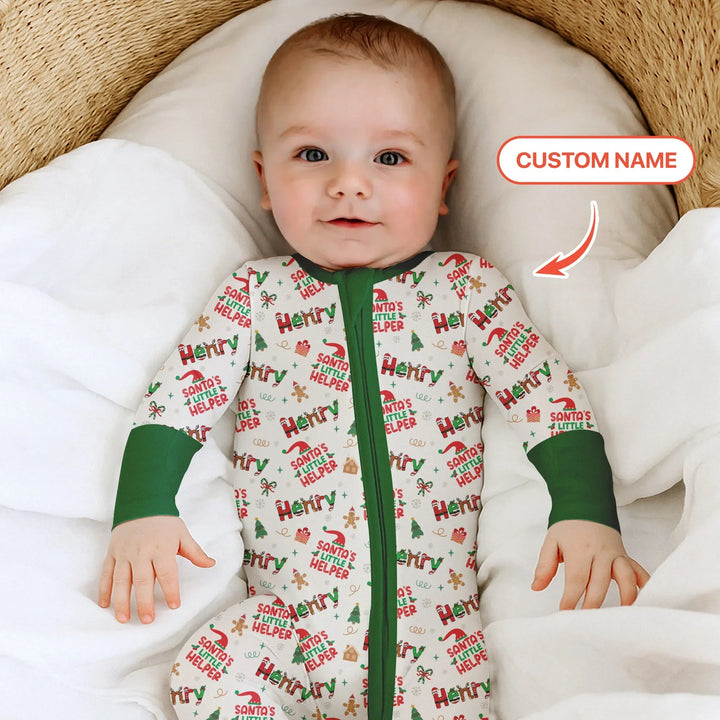 Personalized Santa's Little Helper Convertible Zippy - Zumbamboo