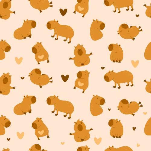 Capybaras Convertible Zippered Romper , Capybaras Convertible Zippered Romper - Newborn