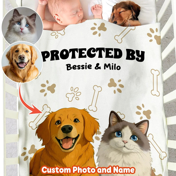 Pet Lover Cartoon Toddler Blanket - Zumbamboo