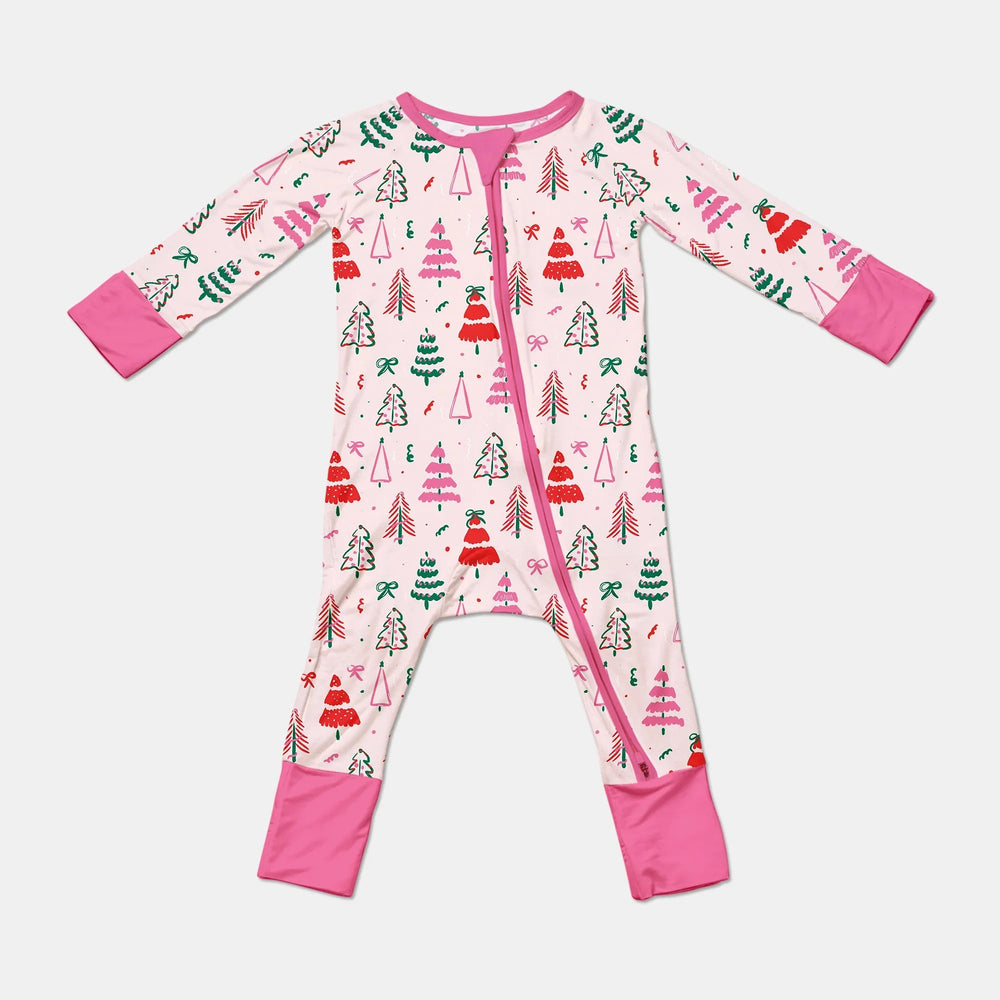 Pink Christmas Tree Farm Convertible Zippy - Zumbamboo