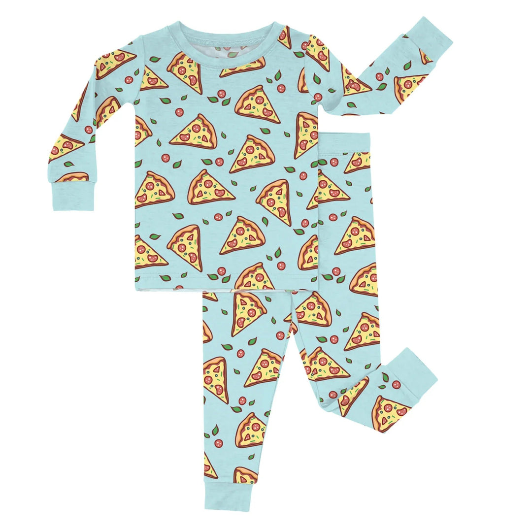 Pizza Doodle Two Piece Pajama Set - Zumbamboo