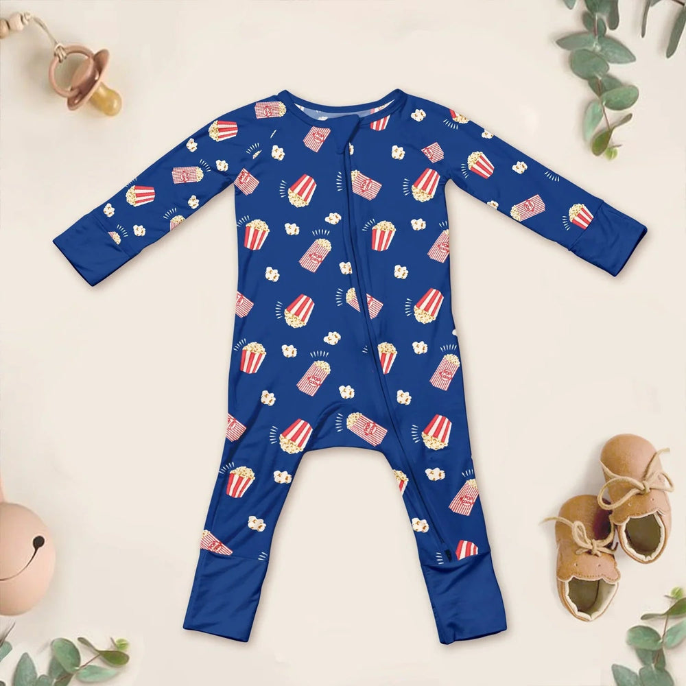 Popcorn Convertible Zippered Romper - Zumbamboo