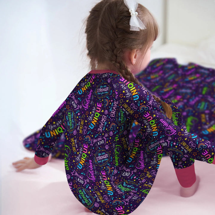 Rainbow Affirmations Convertible Zippy - Zumbamboo