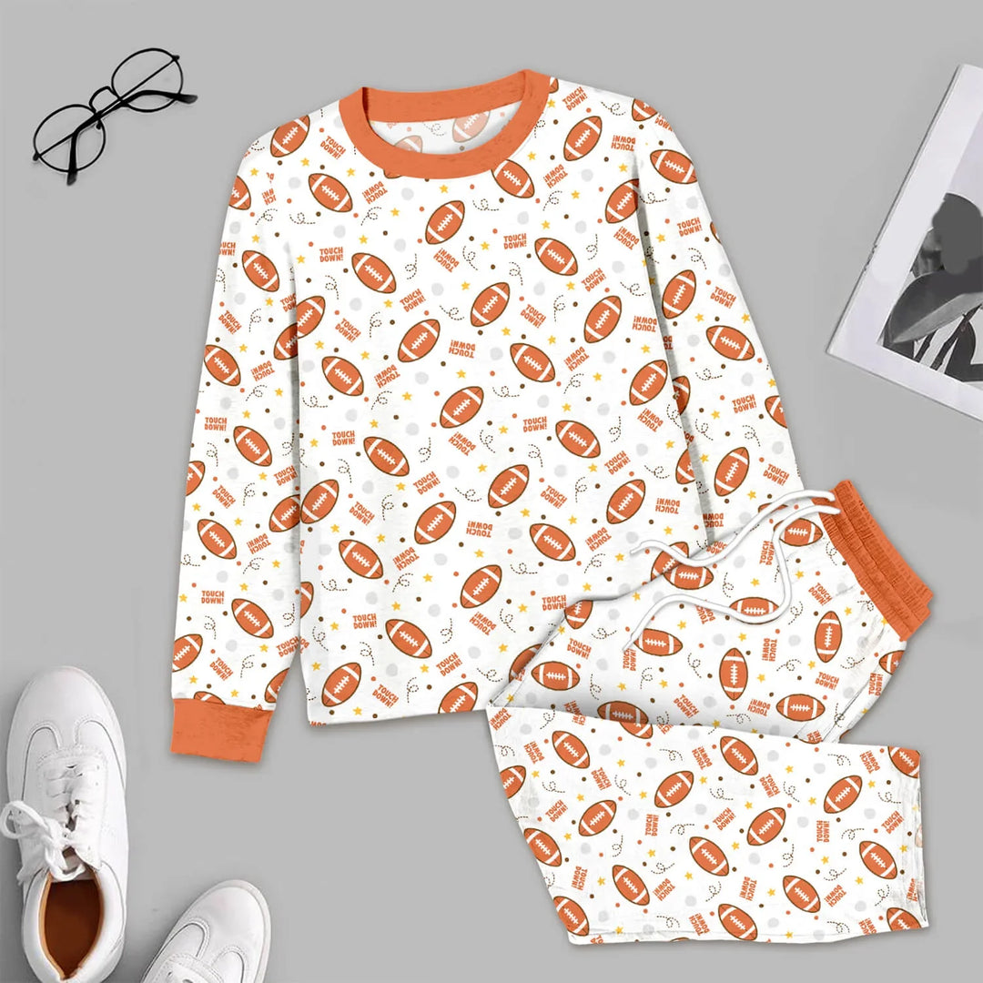 Rugby Touch Down Men's Pajama Set , Rugby Touch Down Men's Pajama Set - XS